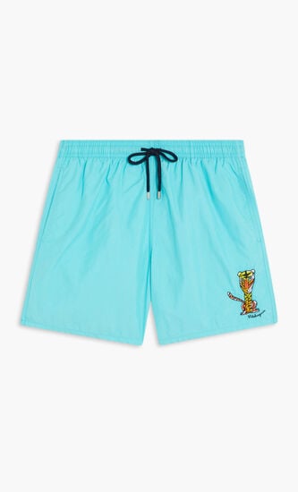 Tiger Printed Shorts