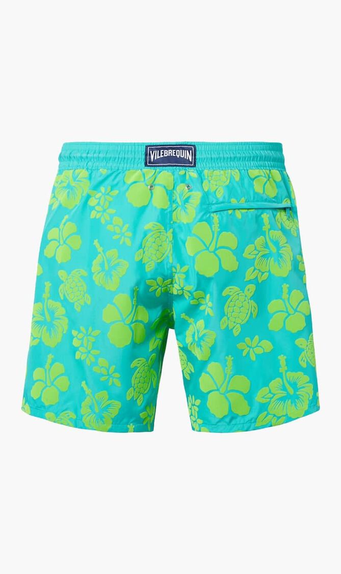 Mahina Printed Swim Trunks