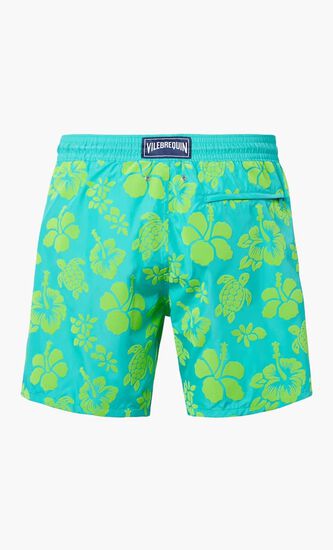 Mahina Printed Swim Trunks