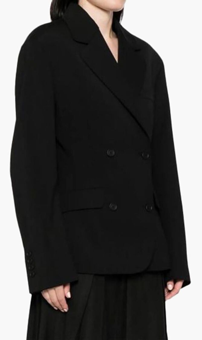 WO BLEND ROUND DB JACKET BLACK BLACK