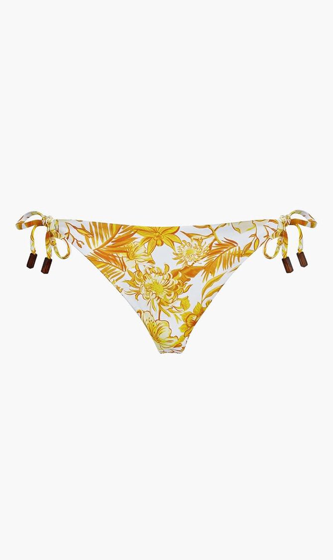 Tahiti Flowers Side Tie Bikini Bottom