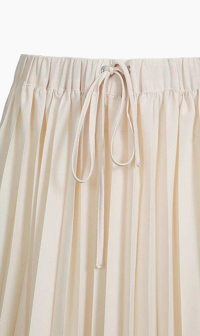 Pleated Midi Skirt