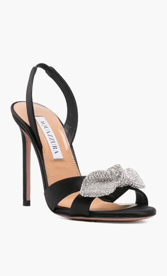 Very Bow Tie Crystal Sandals