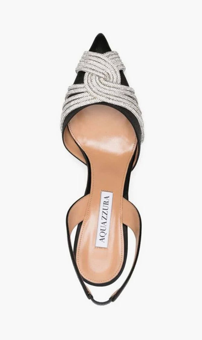 Gatsby Sling Satin Heels