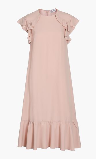 Ruffle Hem Dress