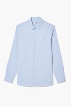 Slim Fit Striped Stretch Poplin Shirt