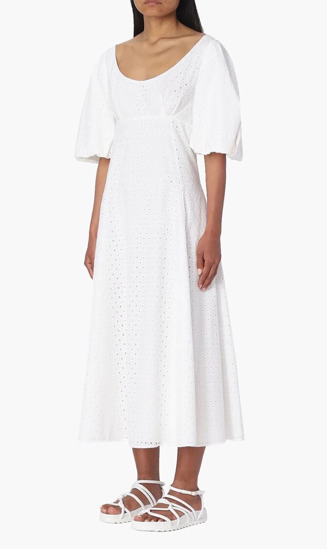 Eyelet Midi Dress Eyelet Midi Dress