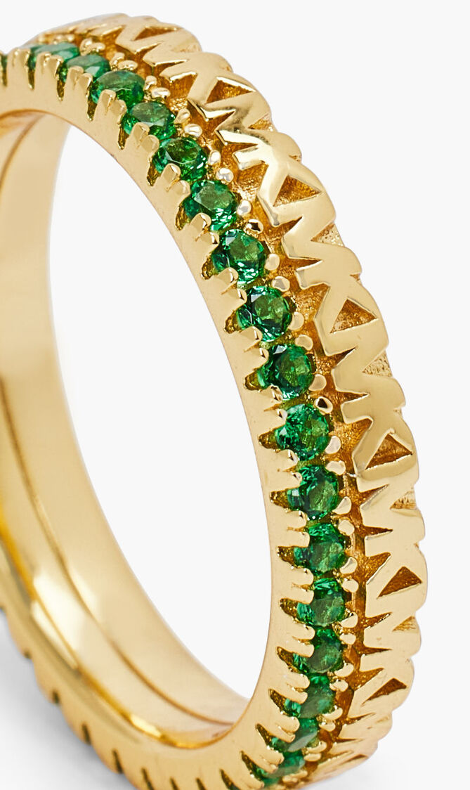 KORS MK RING STERLING SILVER 14K NANOGEM