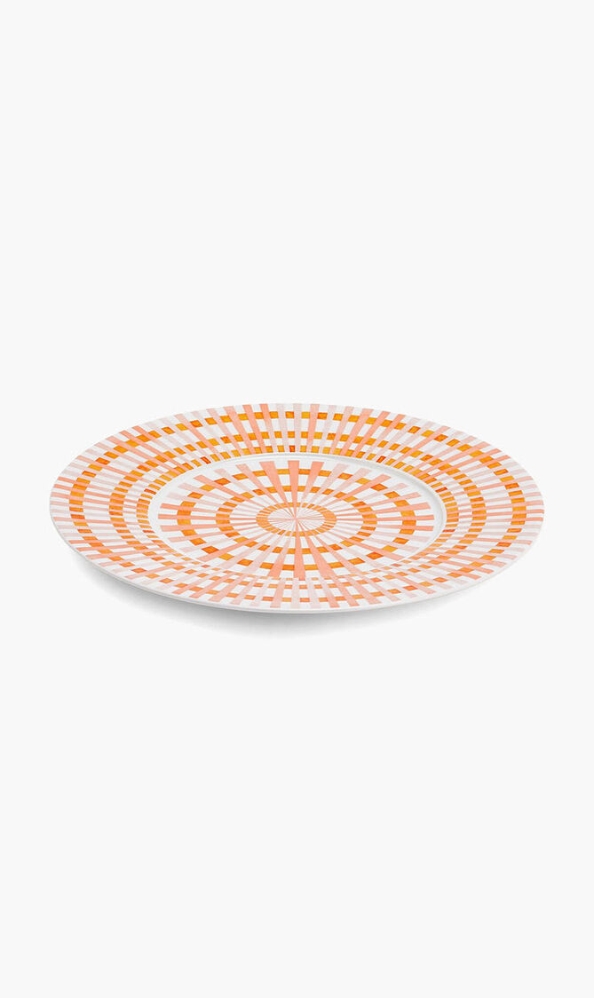 Terra Rosa Salad Plate Round Orange 21cm