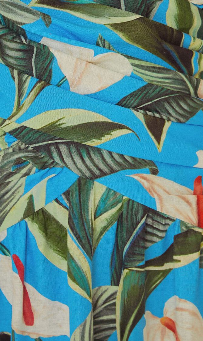 Anthurium Garden Maxi Dress