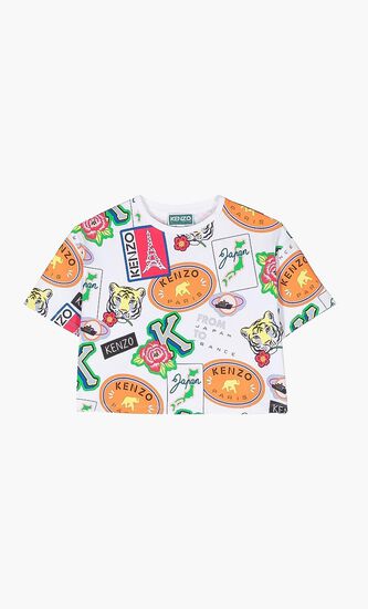 Printed Brand Logo Tshirt