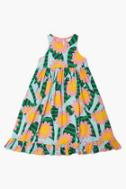 Sleeveless Flower Dress