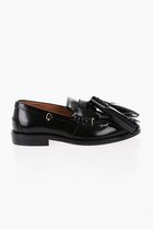 Brushed Leather Kiltie Loafers