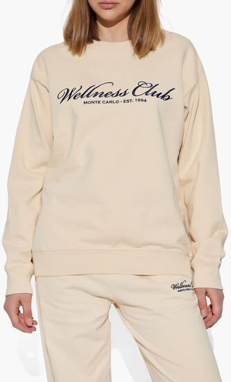 Embroidered Crewneck Sweatshirt