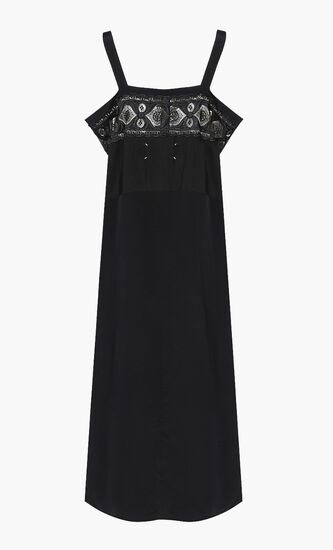 Strap Viscose Midi Dress