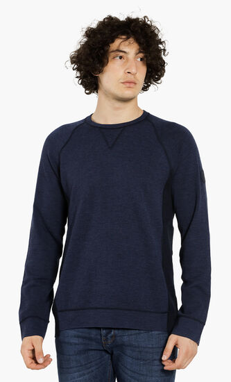 Colorblock Wool Sweater