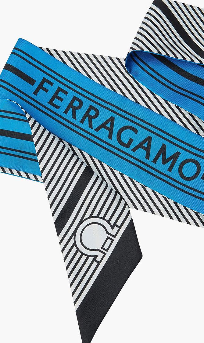 Geometric Patterned Twill Scarf
