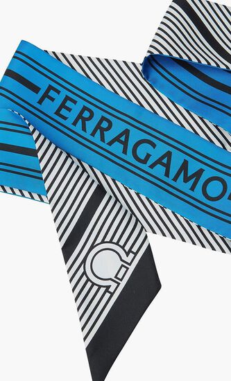 Geometric Patterned Twill Scarf