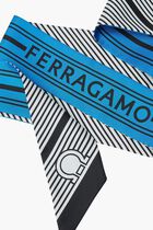 Geometric Patterned Twill Scarf Geometric Patterned Twill Scarf
