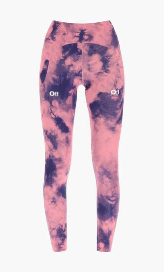 TIE DYE LEGGINS PINK BLUE
