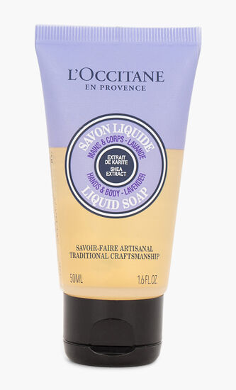 Shea Hands and Body Lavender Liquid Soap, 50ml