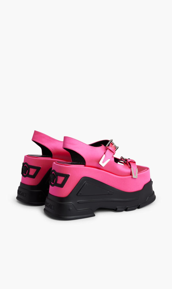 PLAIN DOUBLE PLATFORM SANDAL