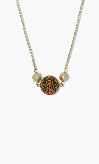 Zoya Enamel Necklace