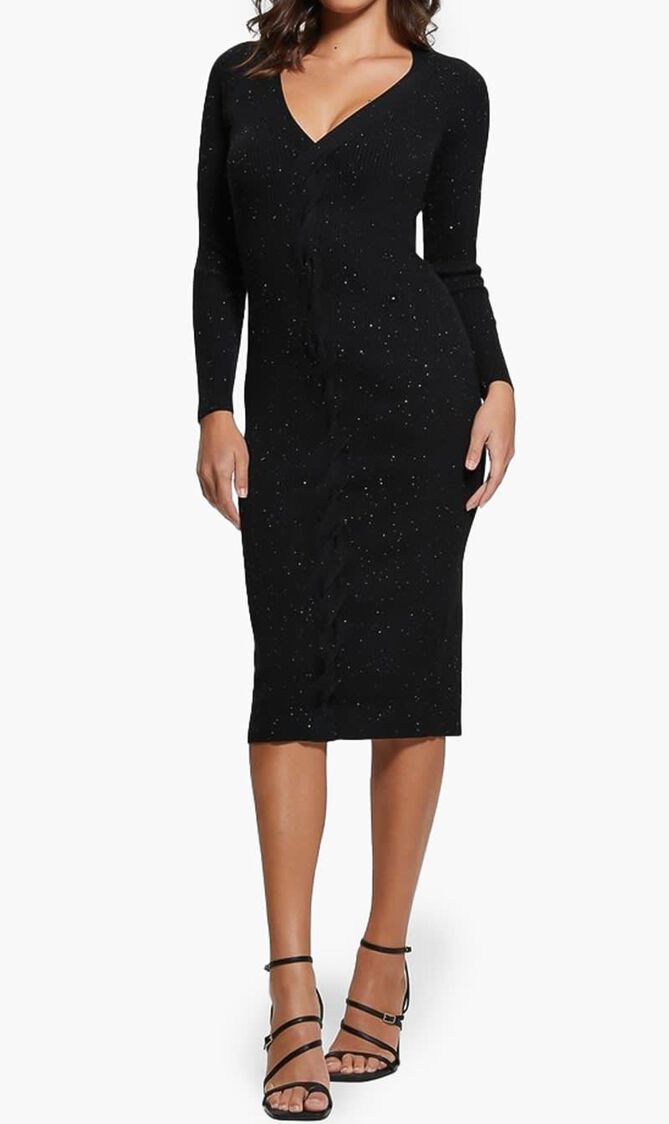 Ls Celia Micro Sequin Swtr Drs