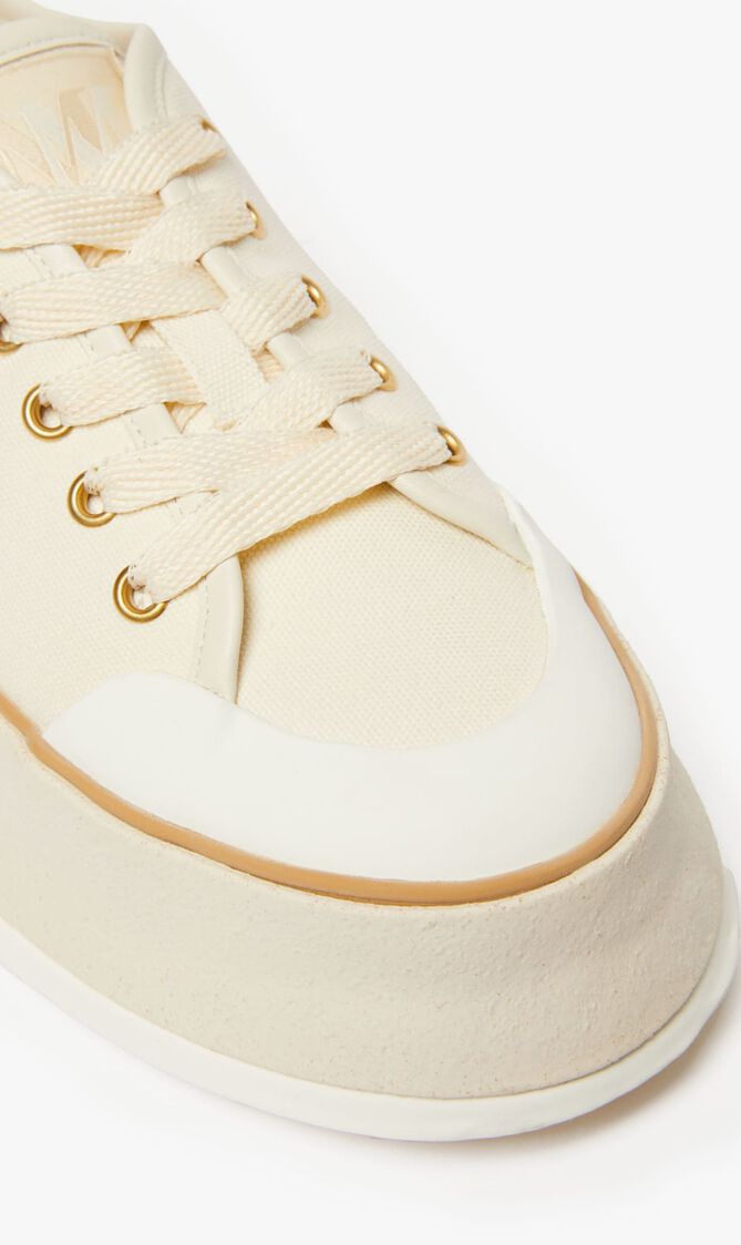 Canvas Platform Sneakers