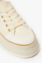 Canvas Platform Sneakers