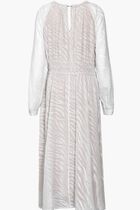 Zebra Metallic Fil Coupé Dress