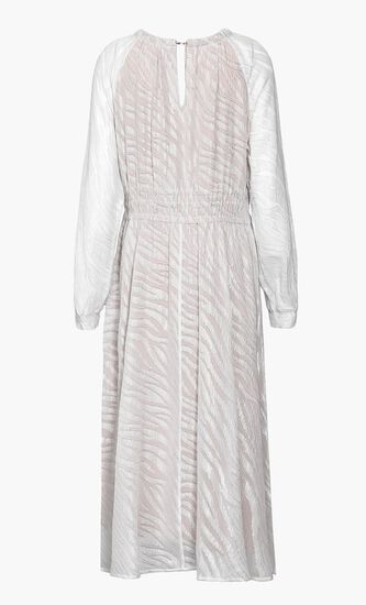 Zebra Metallic Fil Coupé Dress