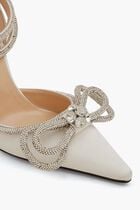 Double Bow Satin Pumps Double Bow Satin Pumps