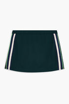 TORY SPORT SIDE-SLIT MULTI-STRIPE TENNIS SKIRT