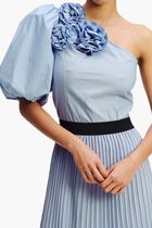 Flower One Shoulder Blouse