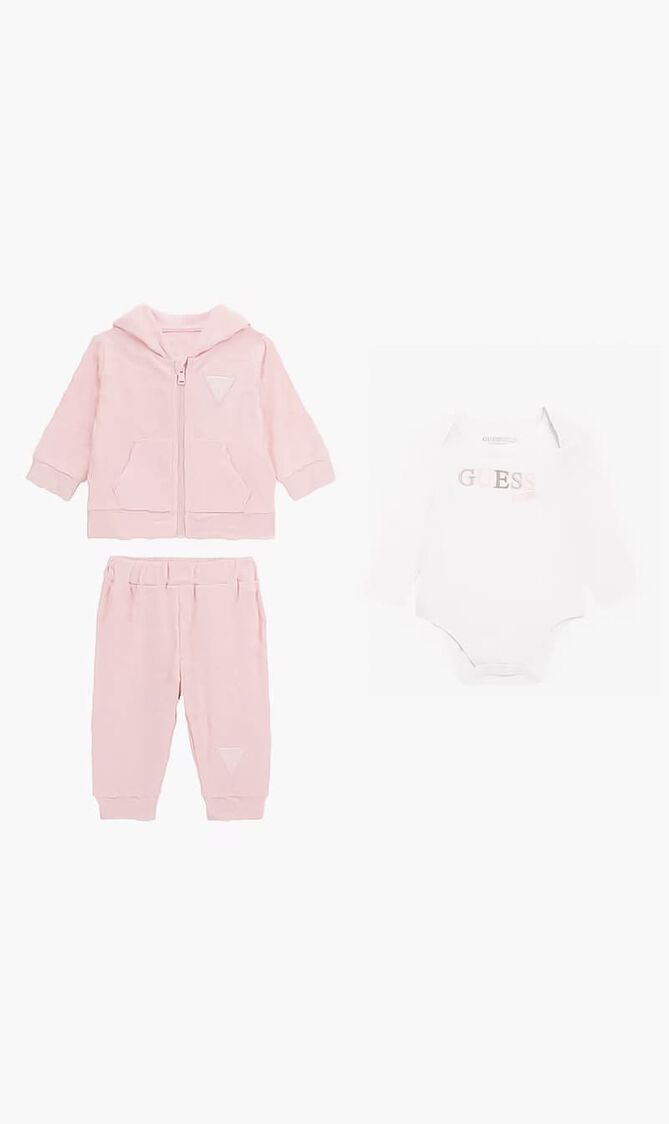 Set Hood Ls Top+Ls Body+Pants