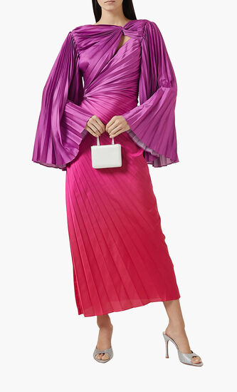 Tillington Pleated Midi Dress