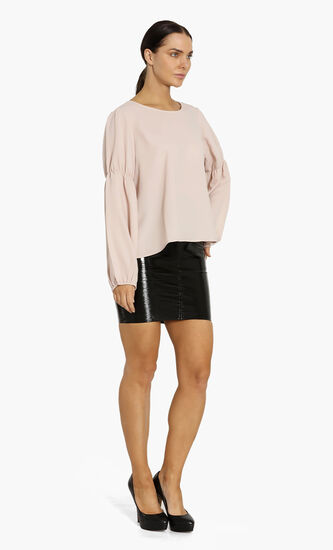 Plain Marie Sleeves Blouse