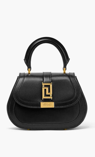 Mini Greca Goddess Top Handle Bag