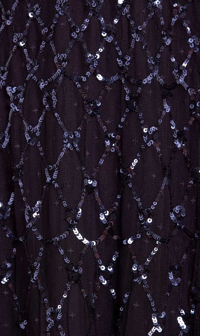 Heart Lattice Ankle Gown