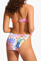 Under The Sea Twist Bandeau Bikini Top