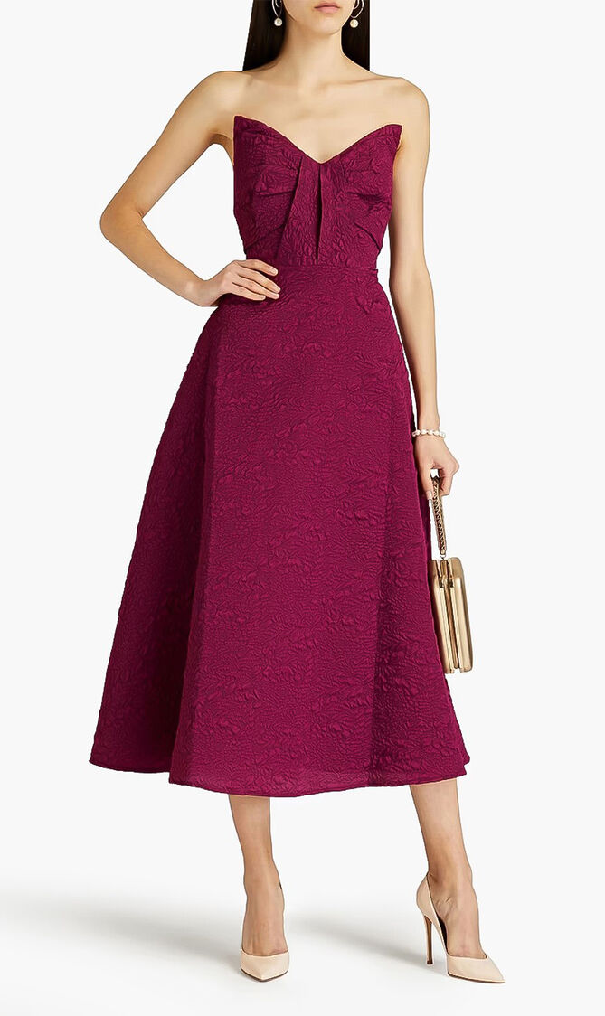 Ellie A Line Midi Dress