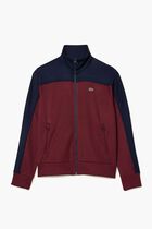 Paris Zipped Colourblock Cotton Pique Sweatshirt