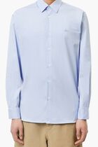 Slim Fit Striped Stretch Poplin Shirt