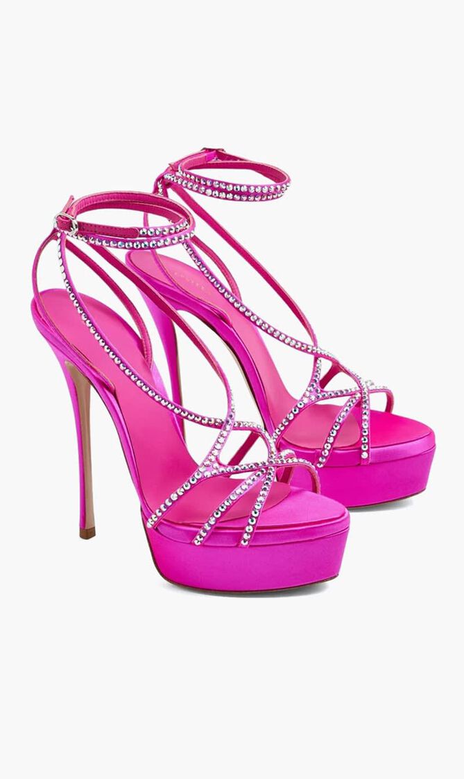 Belen Satin High Heels