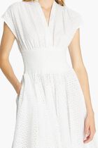 COTTON EYELET DRESS