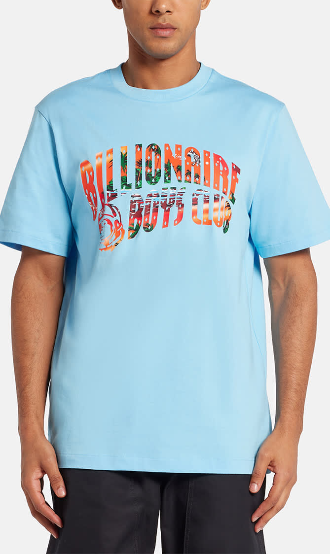 TROPICAL ISLAND FILL ARCH LOGO T SHIRT