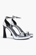 Elsa Mirrored Heeled Sandals