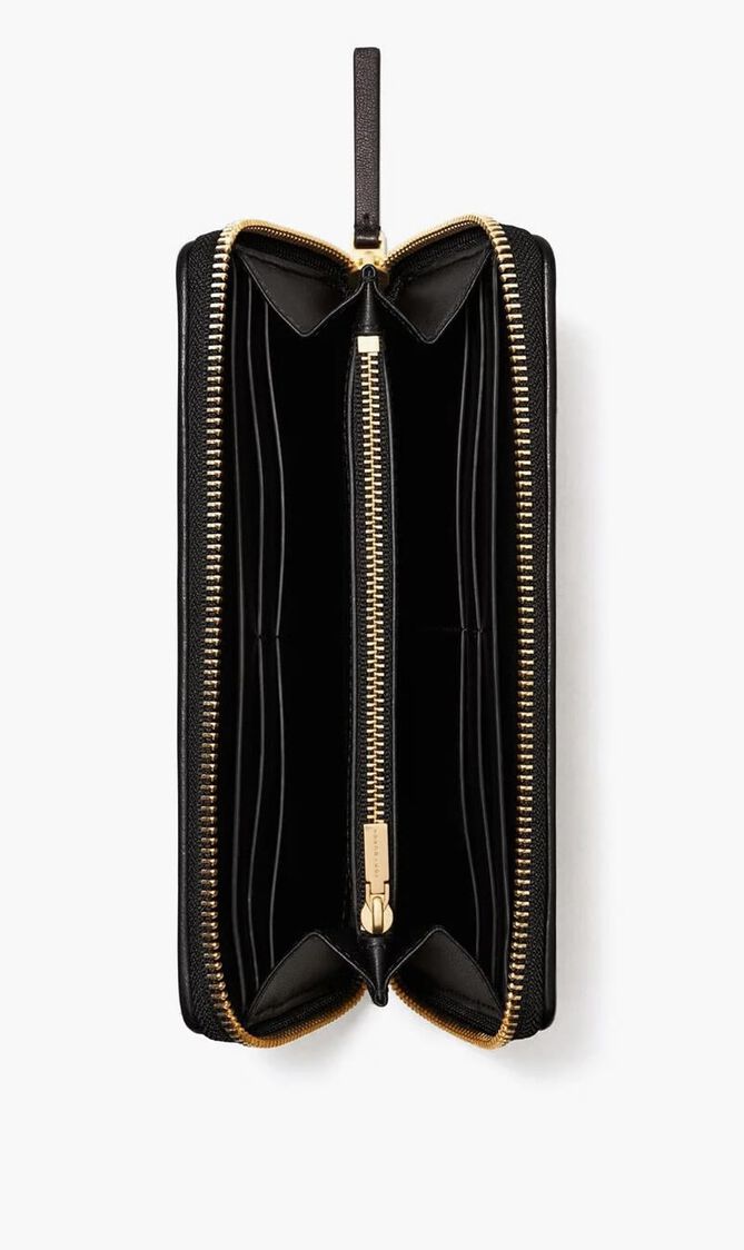 KIRA CHEVRON ZIP CONTINENTAL WALLET