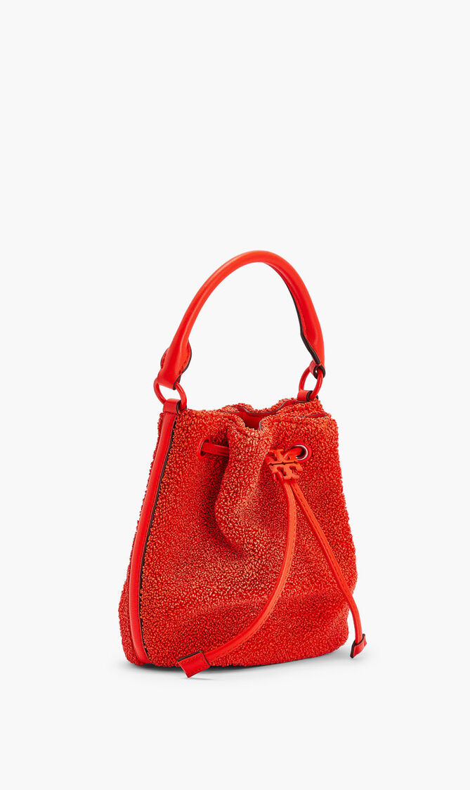 FLEMING SOFT RAFFIA BUCKET BAG